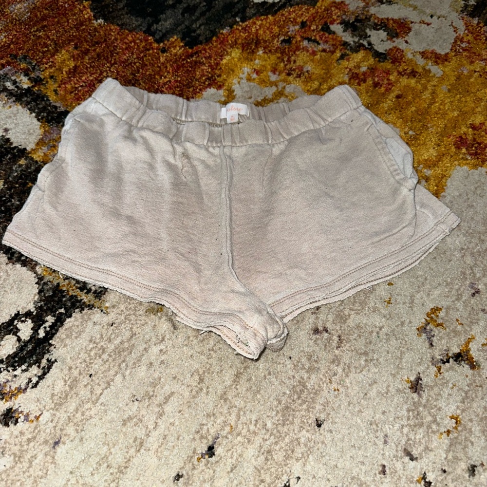 Cozy Beige Lounge Shorts